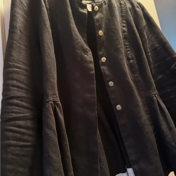 Son de Flor Black Peplum Jacket - Picture 2 of 6